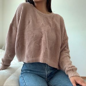 Garage Crop Knit Sweater